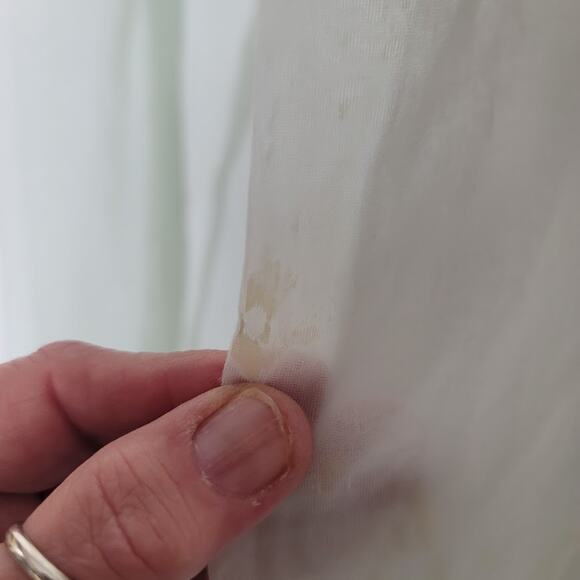 Vintage Sheer 1950 Pajamas Robe Light green white lace Size Small / Medium - Picture 3 of 4